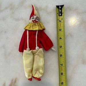 Red and Gold Jester Doll
